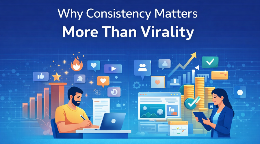 Why Consistency Matters More Than Virality
